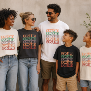 meet day shirt, swim team mom tee, comfort colors boxy tee, summer swim league shirt (copy)