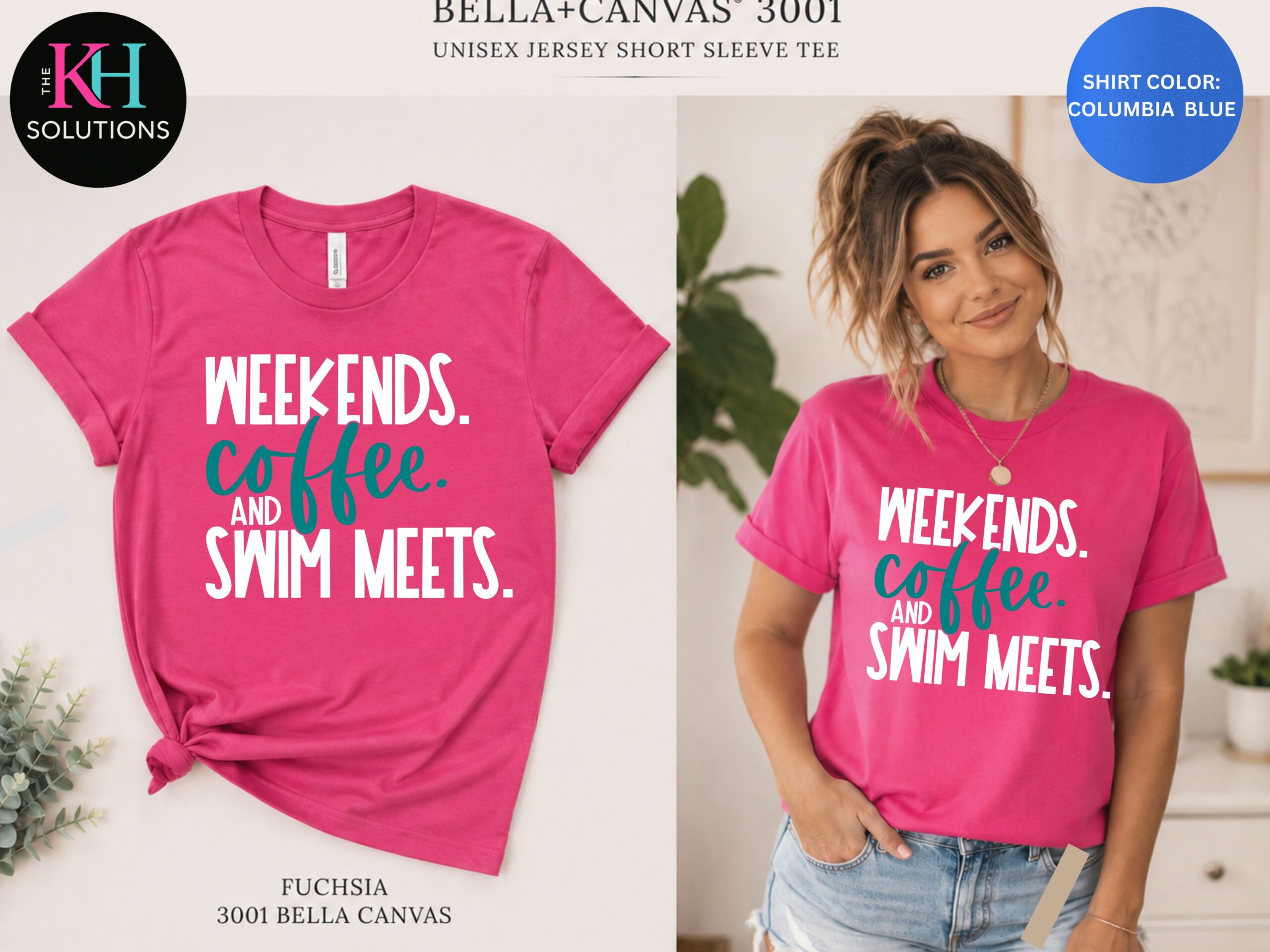 meet day shirt, swim team mom tee, comfort colors boxy tee, summer swim league shirt Weekends Coffee and Swim Meets Swim Team Shirt