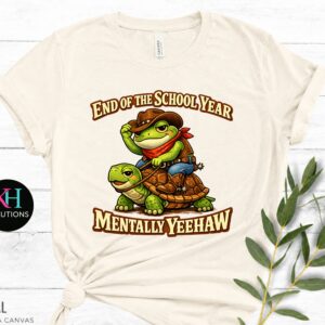 mentally absent until august shirt, out of the office shirt, end of school year hot pink accents summer tee (copy)