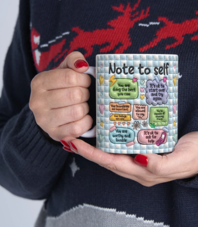 note to self mug sublimation mugs note to self ceramic mug: positive affirmations, mental health (11oz) note to self mug sublimation mugs note to self ceramic mug: positive affirmations, mental health (11oz)