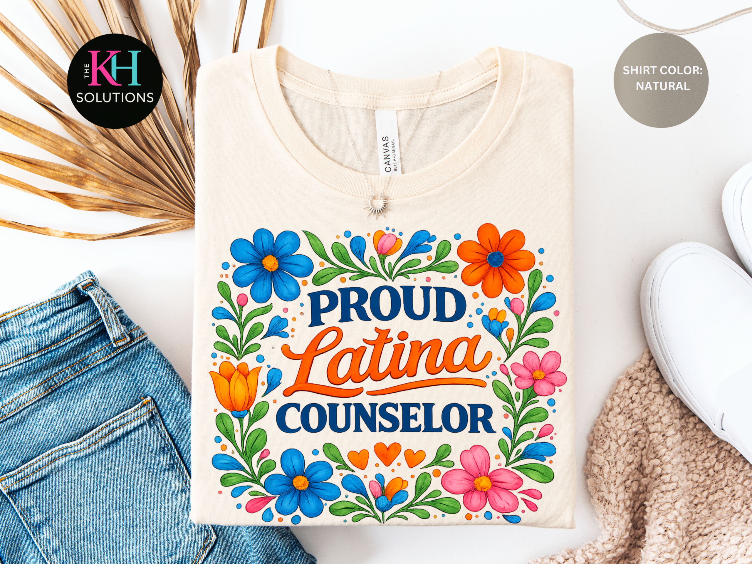 proud latina counselor shirt – floral school counselor tee – hispanic heritage mental health shirt – bella canvas graphic tee proud latina counselor shirt – floral school counselor tee – hispanic heritage mental health shirt – bella canvas graphic tee