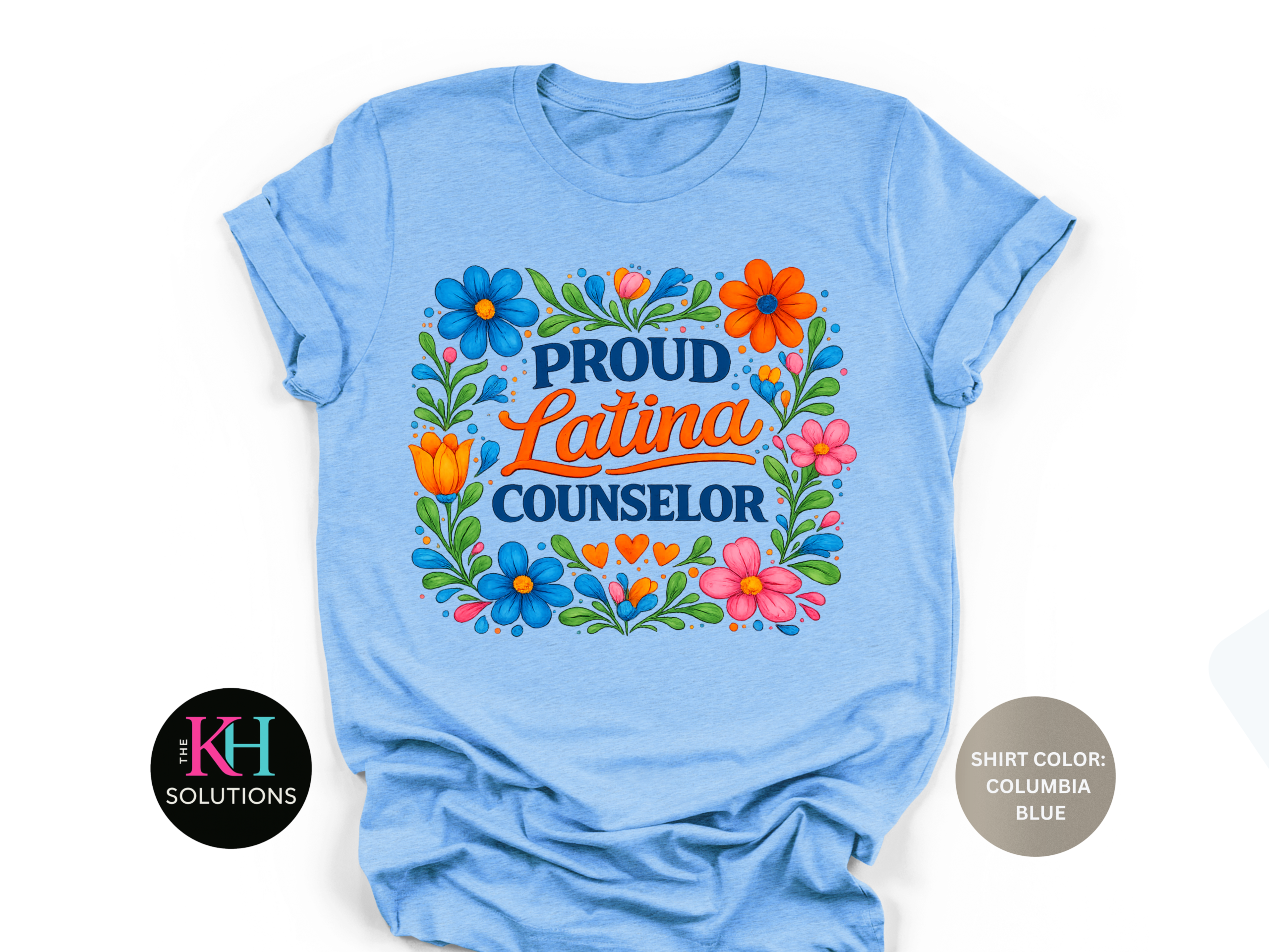 proud latina counselor shirt – floral school counselor tee – hispanic heritage mental health shirt – bella canvas graphic tee proud latina counselor shirt – floral school counselor tee – hispanic heritage mental health shirt – bella canvas graphic tee