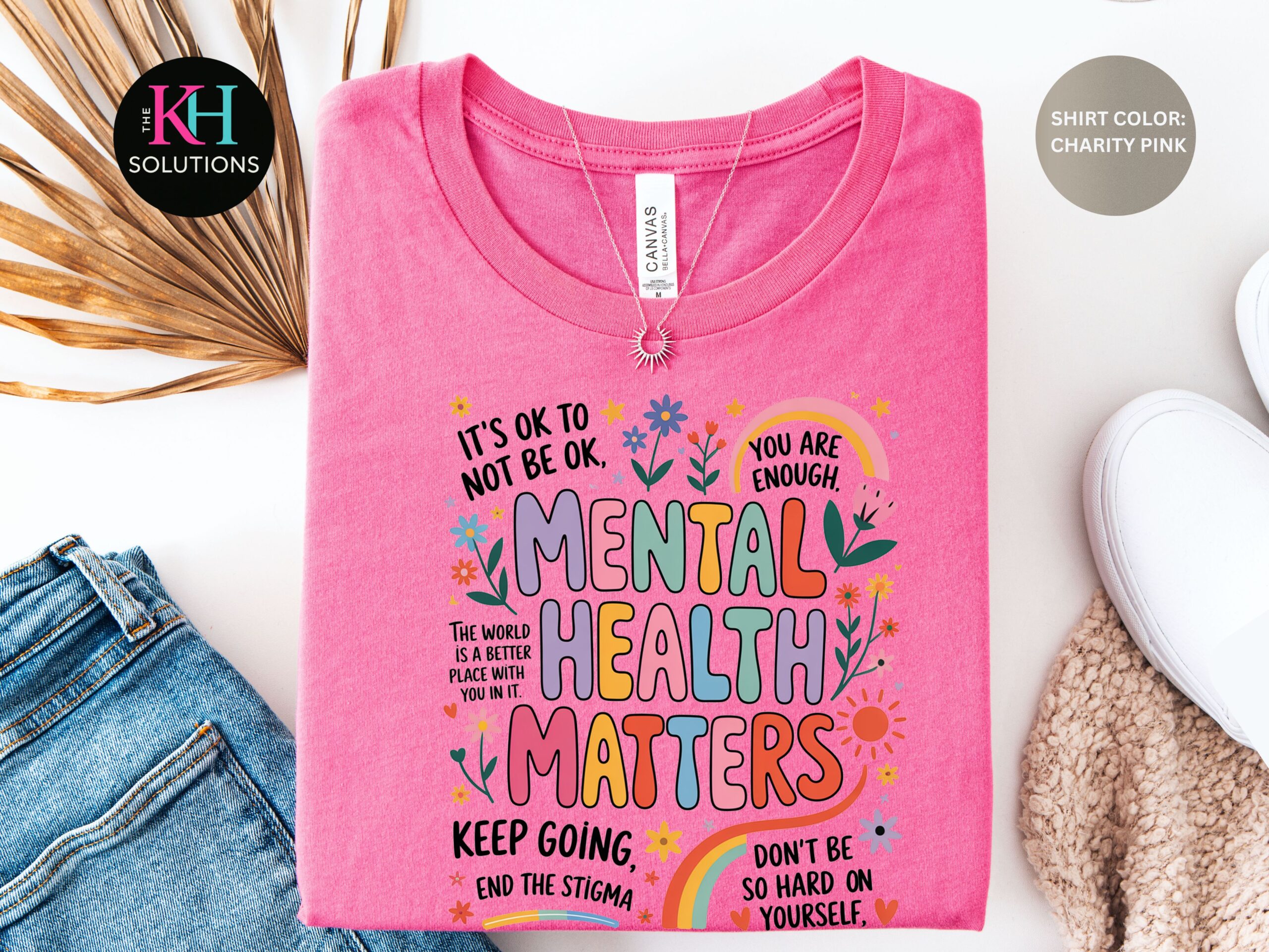 mental health matters shirt – positive mental health awareness tee – therapist counselor self care shirt – bella canvas graphic tee mental health matters shirt – positive mental health awareness tee – therapist counselor self care shirt – bella canvas graphic tee